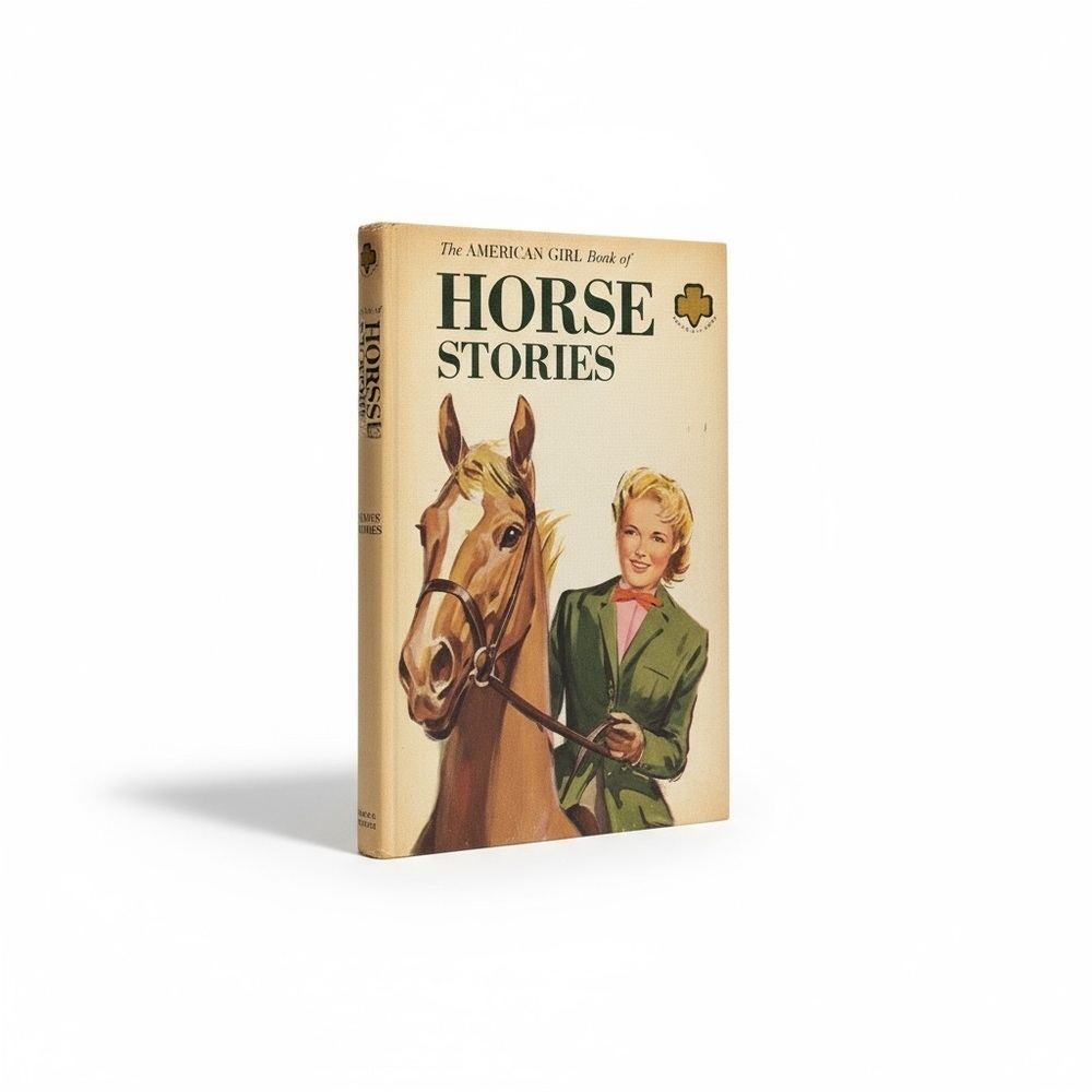 VTG HORSE BOOK The American Girl Book of Horse Stories RETRO HORSE GIRL hardback